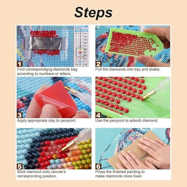 Diamond Art Painting Kits For Adults And Beginners, 5d Tree Diamond...