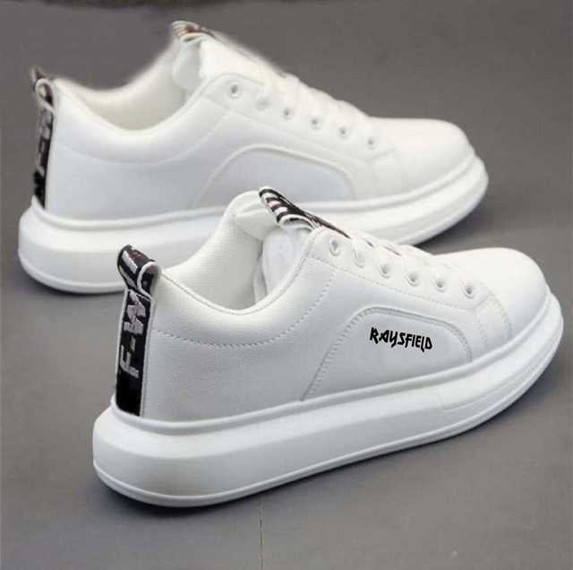 Raysfield Mens Stylish Sports Shoes White, 6 M131
