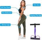 4-tube Yoga Pedal Resistance Band - Full Body Stretching Toning