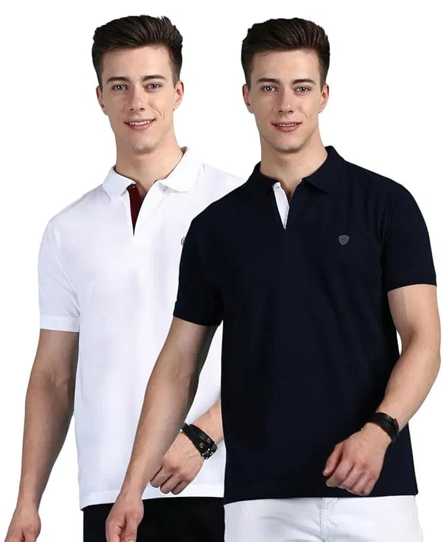 Polo Mens T-shirts Pack Of 2 Multicolor