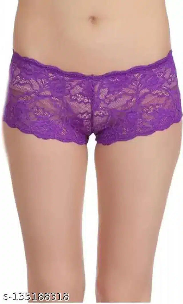 Net Briefs For Women Purple, 6xl