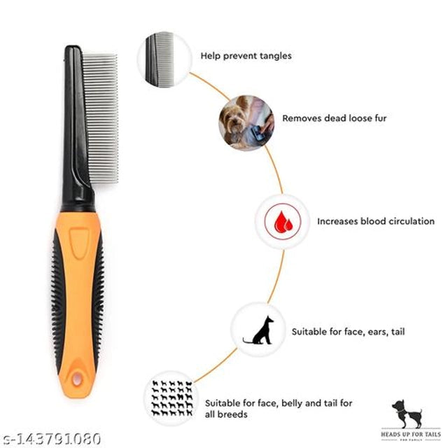 Stainless Steel Flea Comb Multicolor