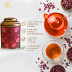 Aaurash Rose Tea Natural Antioxidants Caffeine Free Loose Rose Peta...
