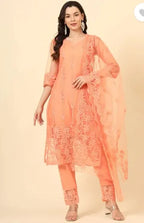 Kurta With Dupatta And Bottomwear