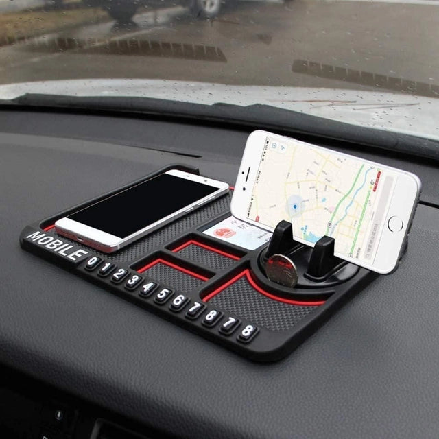 Phone Gps Holder Anti-slip Silicone Pad And Car Mobile Holders For ...