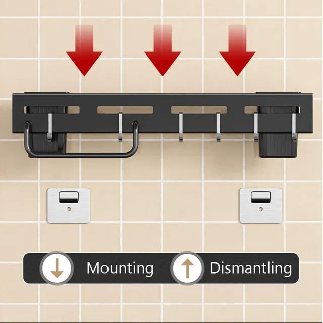 Wall Mounted Magnetic Knife Holder Cutlery Organizer