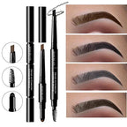 3 In 1 Eye Brows Set For Women Waterproof Brow Pencil Powder Brush ...