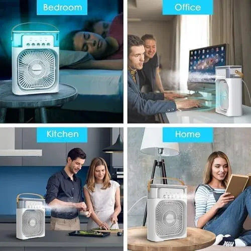 Mini Cooler For Room Cooling Portable Mini Fan Cooler With 7 Colors...