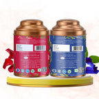 Aaurash Rose Tea Blue Tea Combo Natural Flower Tea Supports Relaxat...