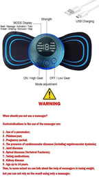 Mini Electric Massager - 8 Modes 19 Strength Levels For Full Body P...
