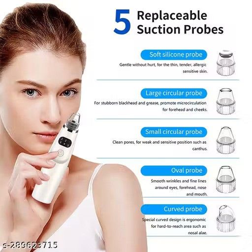 Derma Suction Vacuum Skin Cleanser 4 In 1 Multi-function Blackhead ...