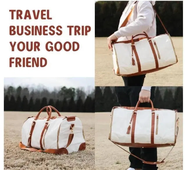 Convertible Garment Bag For Travel - 2 In 1 Hanging Suitcase Large ...
