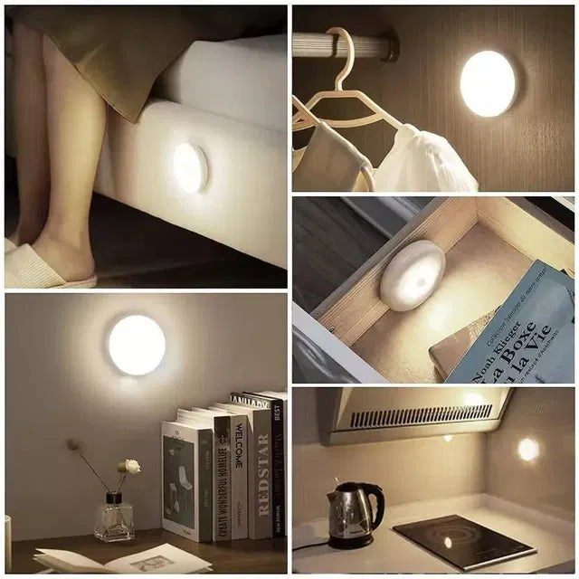 Motion Sensor Light For Home With Usb Charging Wireless Led Night L...