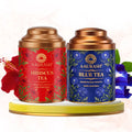 Aaurash Hibiscus Tea Blue Tea Combo Natural Flower Tea Supports Rel...