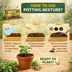 4-in-1 Soil-less Potting Mixture - Cocopeat, Vermiculite, Neem Orga...