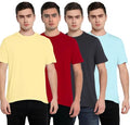 Round Neck Cotton T-shirt Pack Of -4