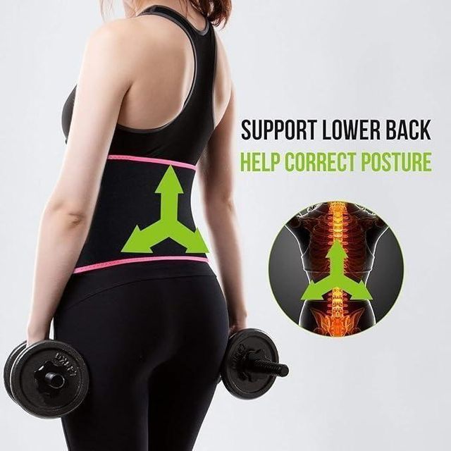 Adjustable Waist Trimmer Belt - Sweat Slim Workout Belt