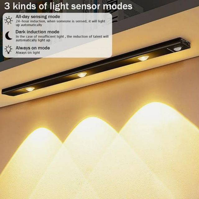 Led Pir Motion Sensor Cabinet With Usb Rechargeble