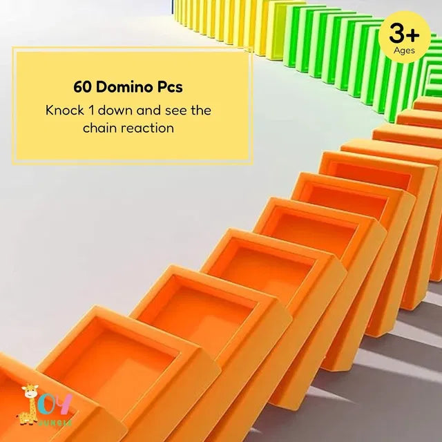 Train Toy Domino Set For Kids – Bpa-free Plastic With Sound Effects