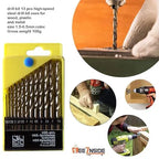 Drill Bits Set B For Wood, Iron Aluminium - Multi-material Drilling...