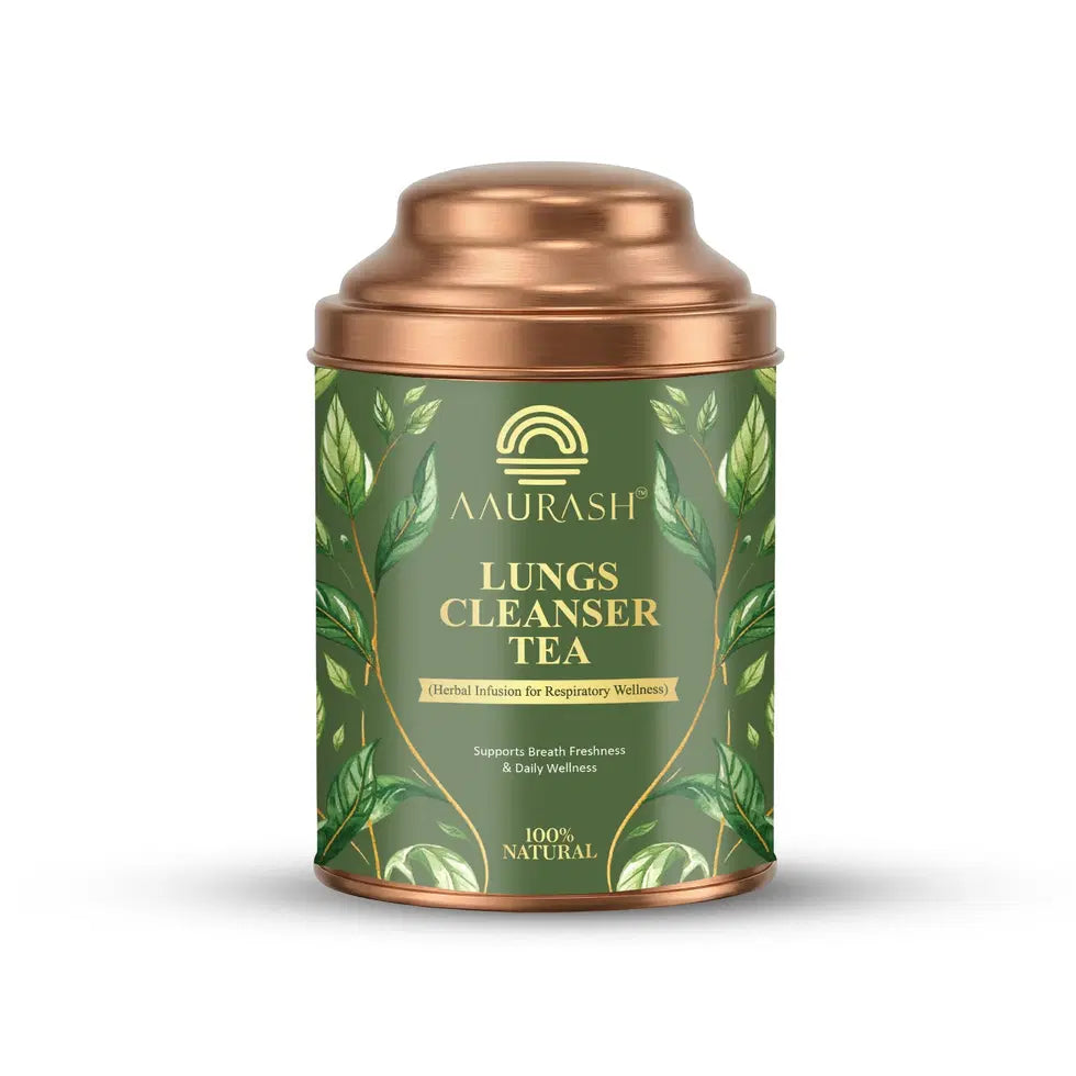 Aaurash Lungs Cleanser Herbal Tea Breathing Comfort Detox Support T...