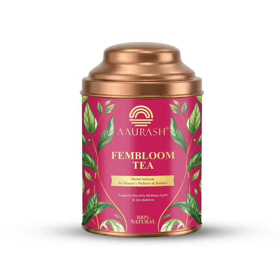 Aaurash Fembloom Herbal Tea Women Wellness Support Tea Supports Hor...
