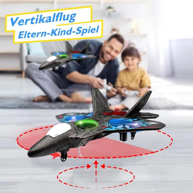 Rc Plane, 2.4 Ghz Remote Controlled Aeroplane Jet Fighter Quadcopte...