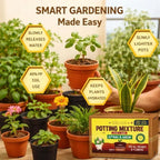 4-in-1 Soil-less Potting Mixture - Cocopeat, Vermiculite, Neem Orga...