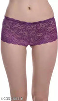 Net Briefs For Women Purple, S