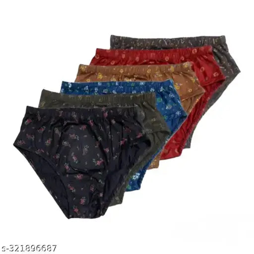 Pack Of 6 Women Hipster Multicolor Panty