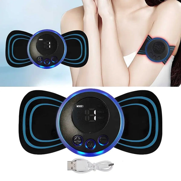 Mini Massager With 8 Modes And 19 Strength Levels,rechargeable Elec...