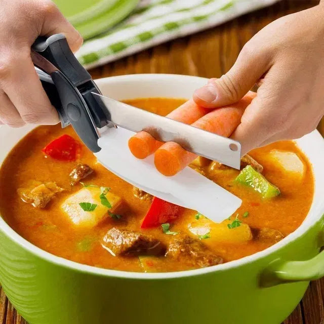 Cleaver Cutter - 2 In 1 Kitchen Knife Cleaver Cutters