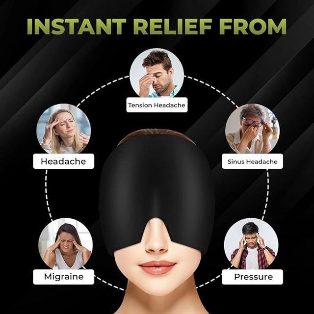 Migraine Relief Cap - Headache, Sinus Tension Relief For Men Women