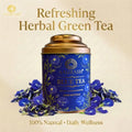 Aaurash Blue Tea Butterfly Pea Flower Rich Color Antioxidant Suppor...