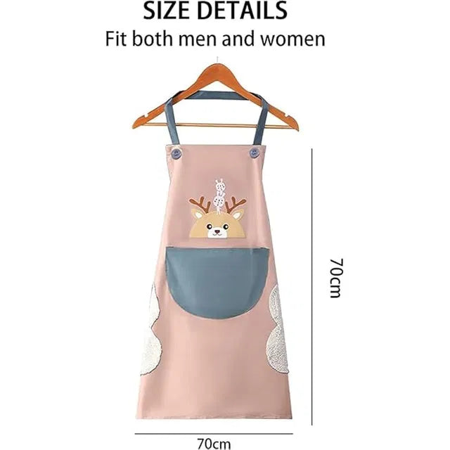 Waterproof Kitchen Apron For Women - Oil-proof Cooking Apron