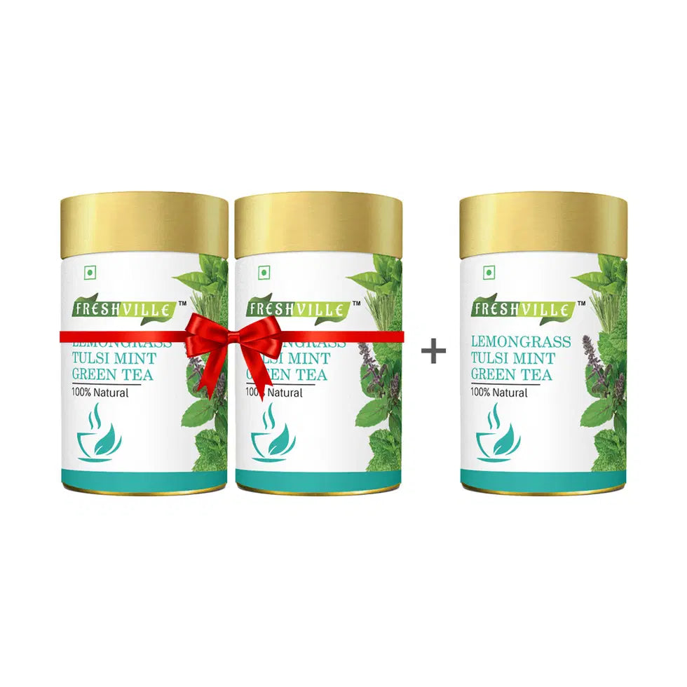 Freshville Lemongrass Tulsi Mint Green Tea
