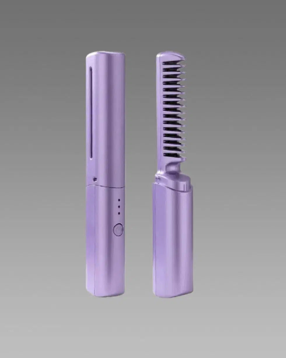 Meneflix Portable Mini Hair Straightener Cordless Rechargeable Mini...
