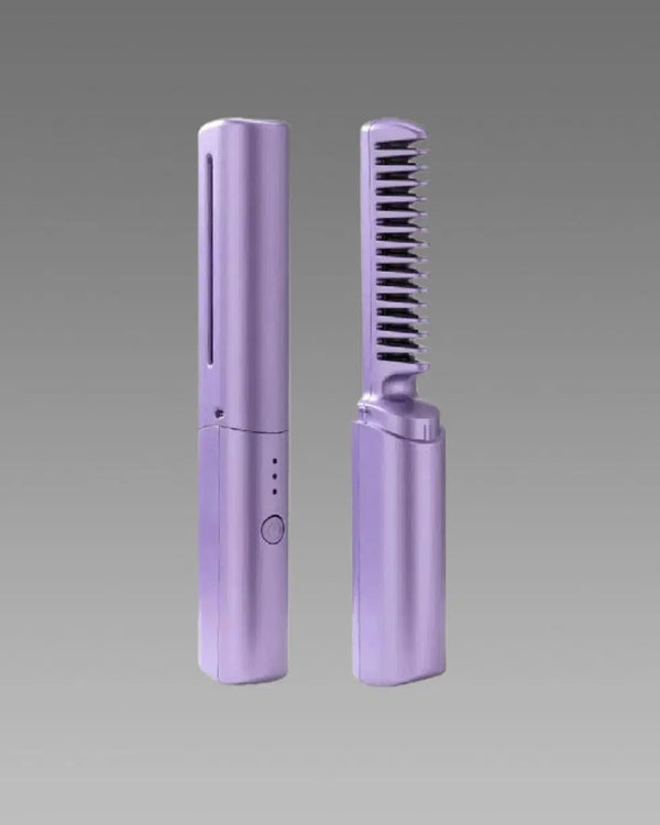 Meneflix Portable Mini Hair Straightener Cordless Rechargeable Mini...