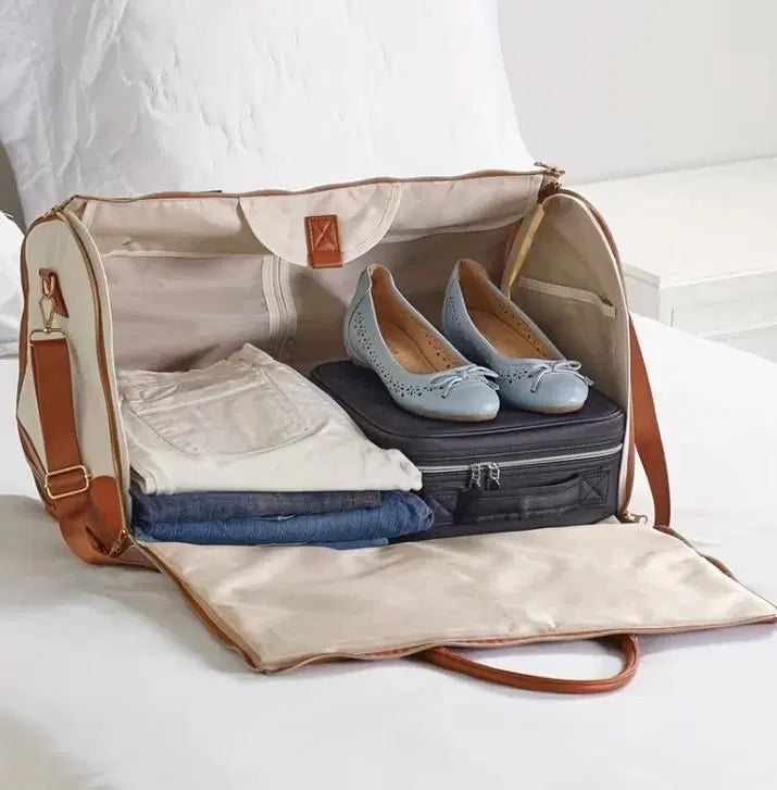 Convertible Garment Bag For Travel - 2 In 1 Hanging Suitcase Large ...