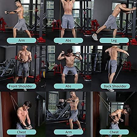 Exercise Resistance Bands Set For Men Women - Home Gym Kit