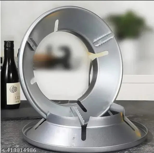 2 Pcs Gas Saver Burner Stand Gather Fire Wok Support Ring For Gas S...