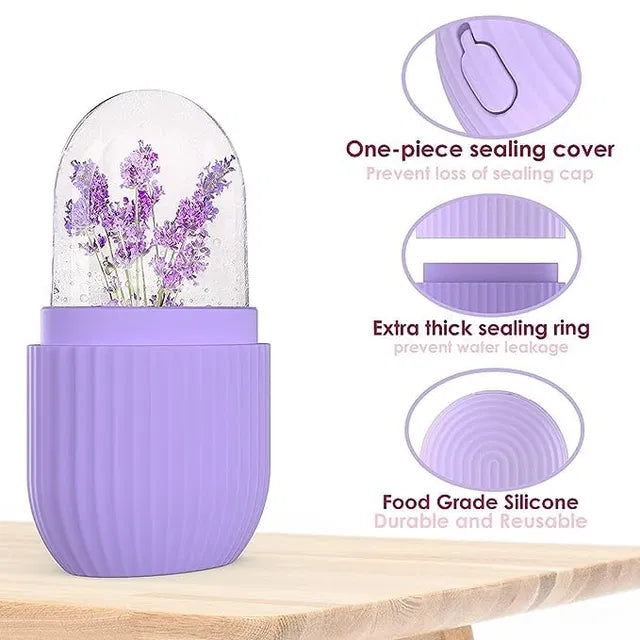 Ice Face Roller Silicone Facial Cube - Remove Dark Circles Shrink P...