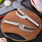 3-in-1 Stainless Steel Fish Scaler, Remover Knife - Kitchen Fish Tool