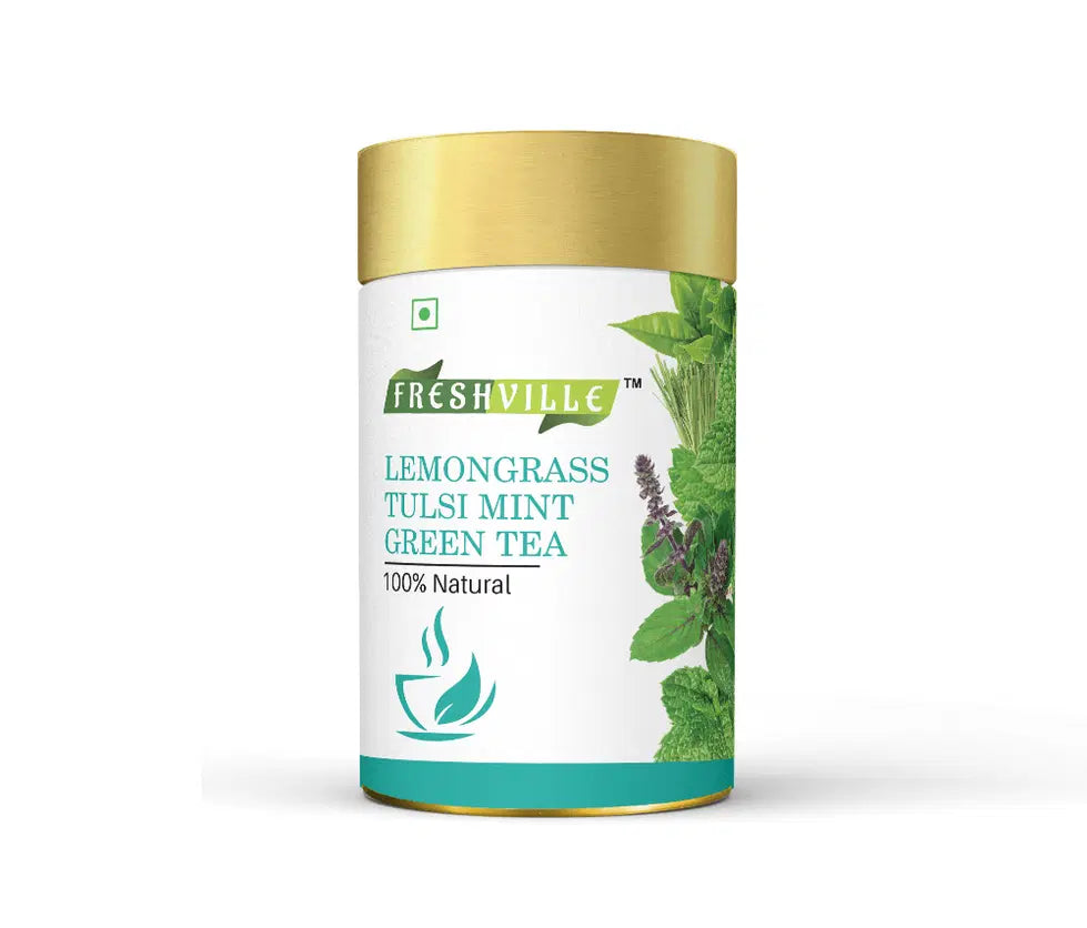 Freshville Lemongrass Tulsi Mint Green Tea