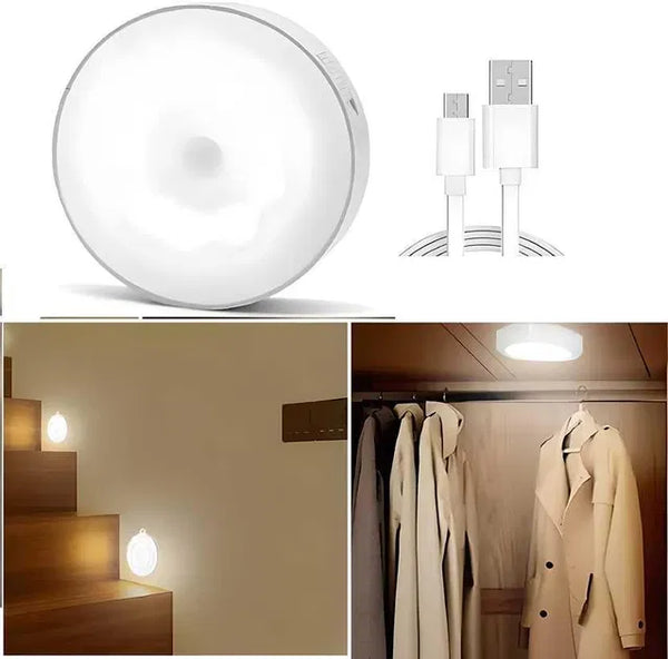 Motion Sensor Light For Home With Usb Charging Wireless Led Night L...