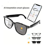 AI Smart Glasses – Real-Time Language Translation, Photochromic Lenses & Hands-Free Audio
