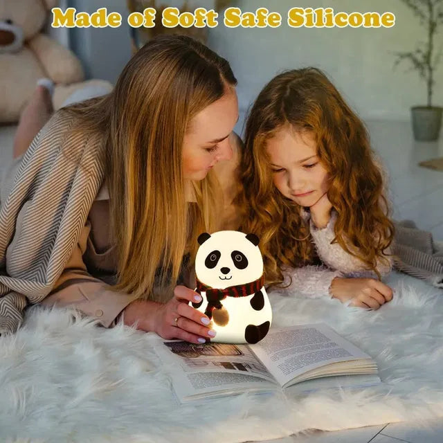 Panda Night Light Lamp - Cute Led Lamp For Kids Room Birthday Gift