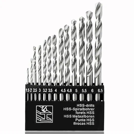 Drill Bits Set B For Wood, Iron Aluminium - Multi-material Drilling...
