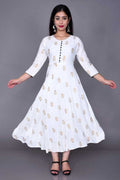 Aman Rayon Kurtis For Women White, S