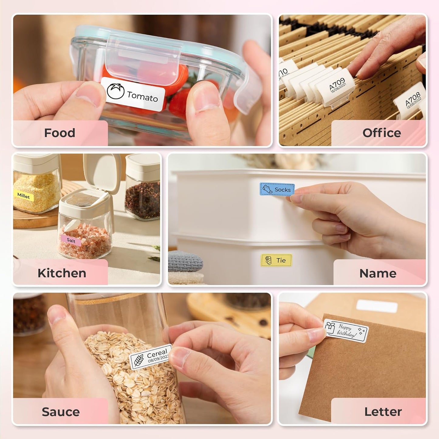 Wireless Mini Label Maker Printer